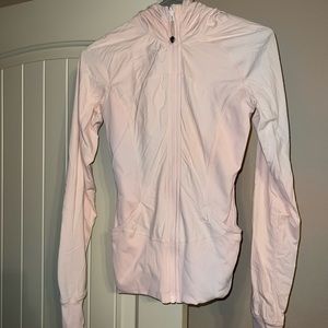 selling lululemon light pink zip up